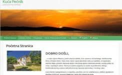 Haus Pečnik  – Dizajn web stranice, Višejezični CMS sustav, optimizacija, booking sustav