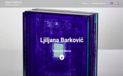 Ljiljana Barković Art– Dizajn web stranice, Višejezični CMS sustav, optimizacija